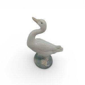 Lladro Goose Small Porcelain Duck Figurine 1970s Vintage